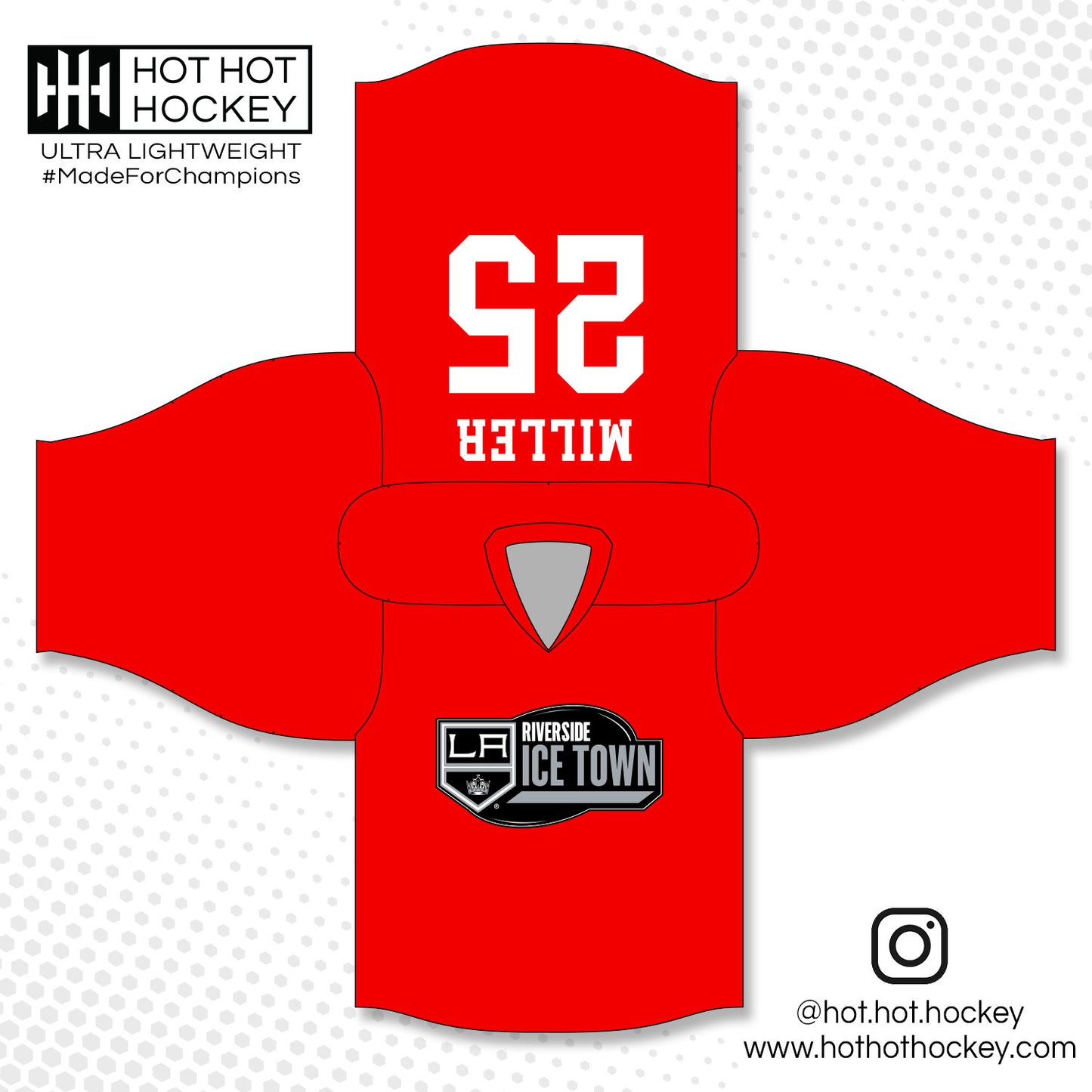 RIVERSIDE ICETOWN IN HOUSE JERSEY SET